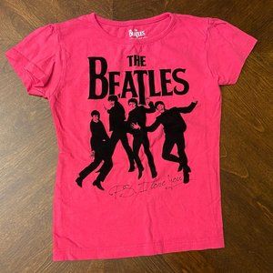 Hot Pink Girls 5t Beatles Shirt